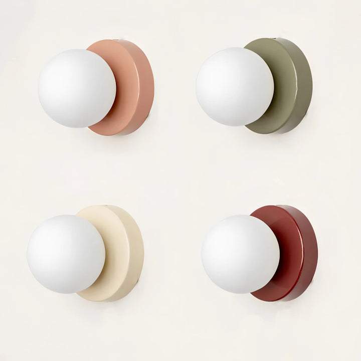Minimalist Scandinavian Wall Lamp with Glass Cover