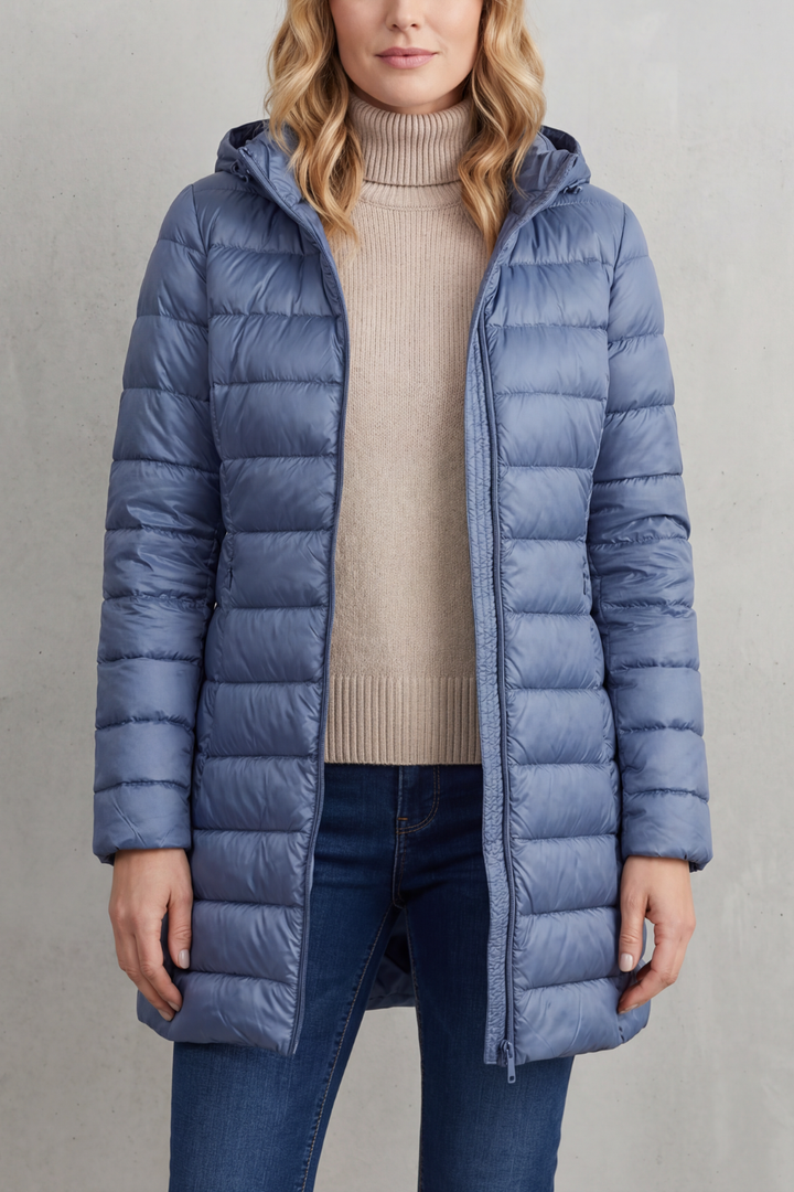 Women's Premium Lightweight Hooded Down Puffer Jacket – Ultra-Warm & Packable