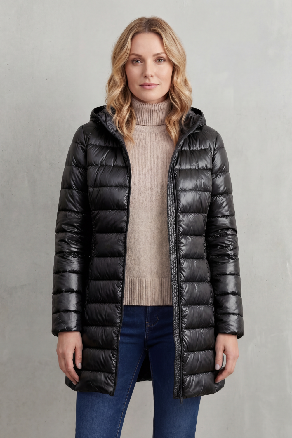 Women's Premium Lightweight Hooded Down Puffer Jacket – Ultra-Warm & Packable
