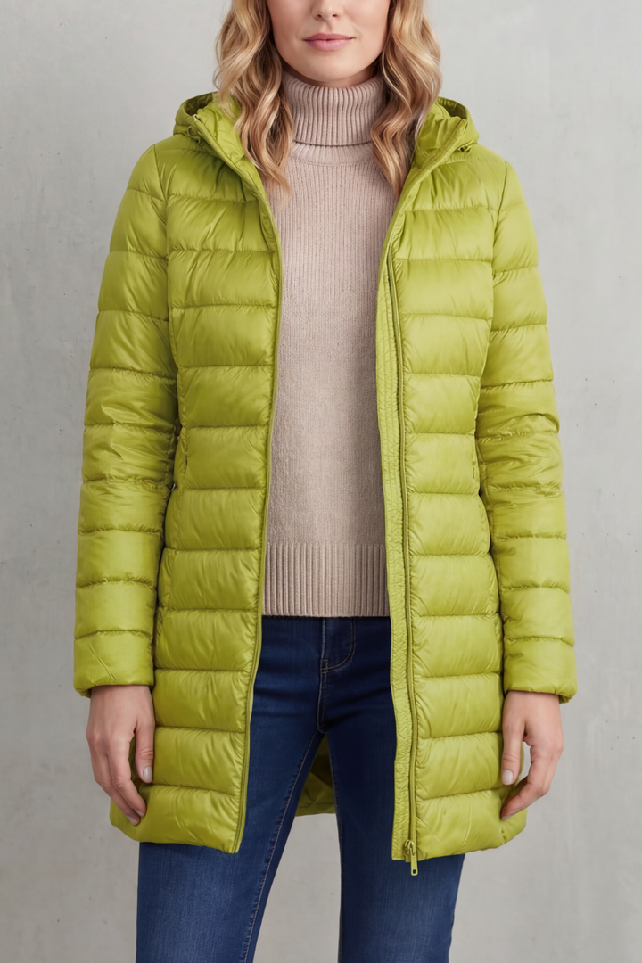 Women's Premium Lightweight Hooded Down Puffer Jacket – Ultra-Warm & Packable