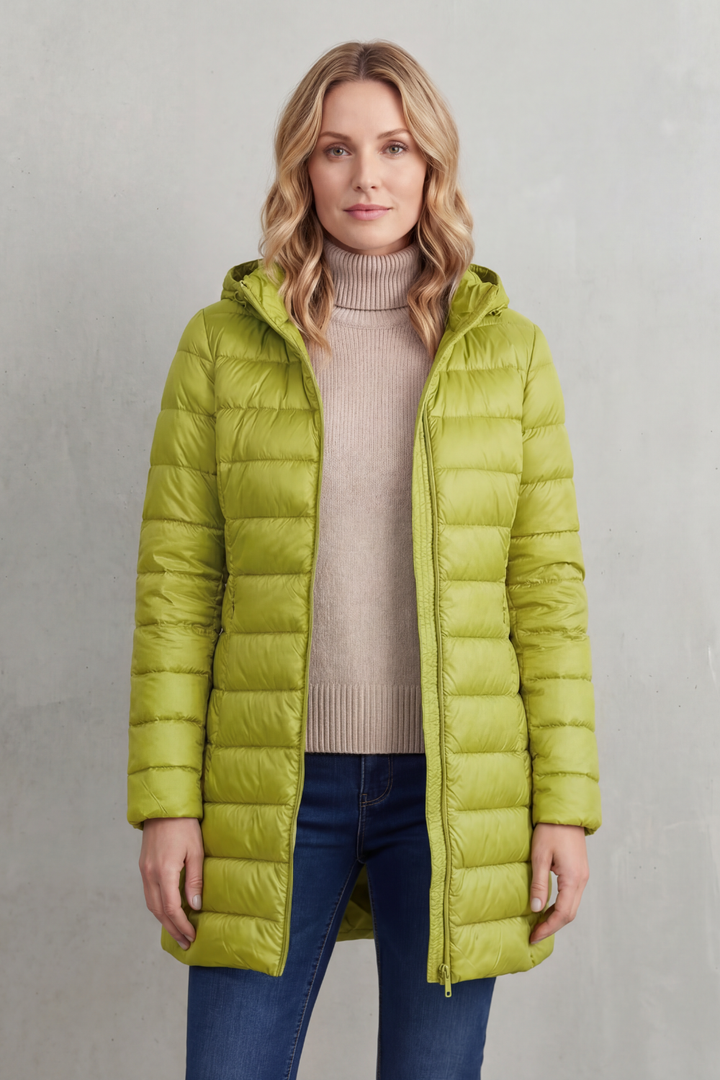 Women's Premium Lightweight Hooded Down Puffer Jacket – Ultra-Warm & Packable