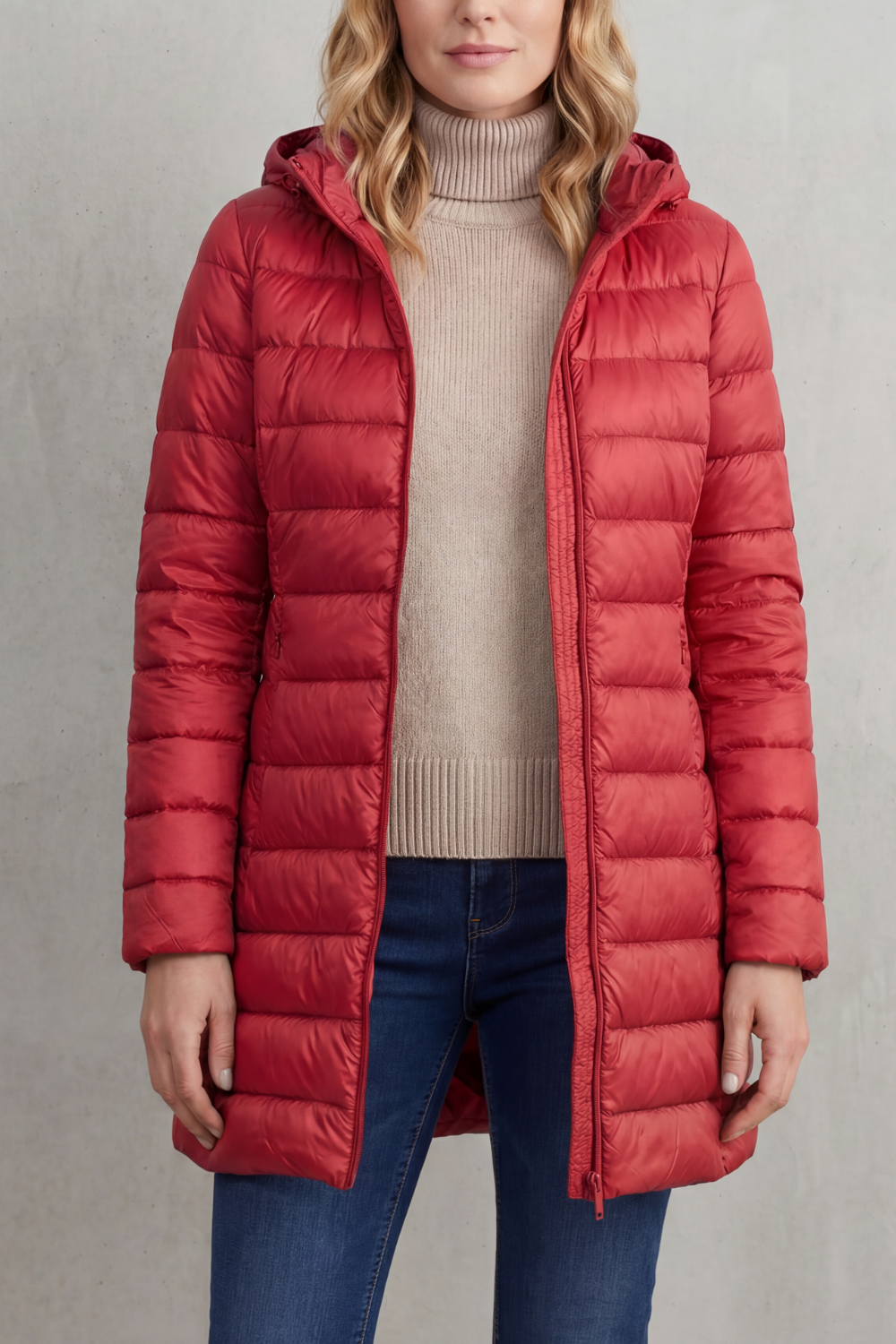 Women's Premium Lightweight Hooded Down Puffer Jacket – Ultra-Warm & Packable