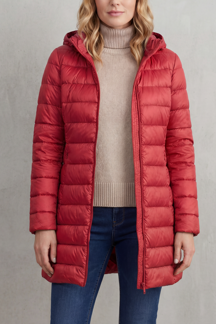 Women's Premium Lightweight Hooded Down Puffer Jacket – Ultra-Warm & Packable
