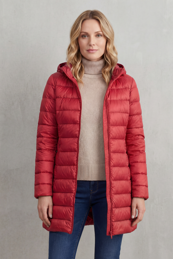 Women's Premium Lightweight Hooded Down Puffer Jacket – Ultra-Warm & Packable