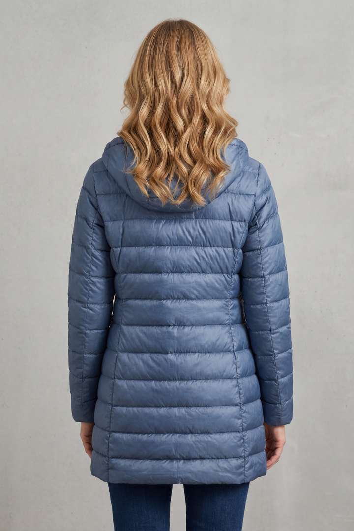 Women's Premium Lightweight Hooded Down Puffer Jacket – Ultra-Warm & Packable