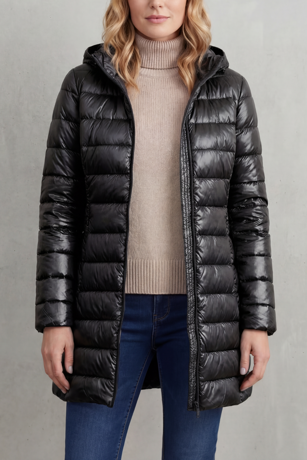 Women's Premium Lightweight Hooded Down Puffer Jacket – Ultra-Warm & Packable