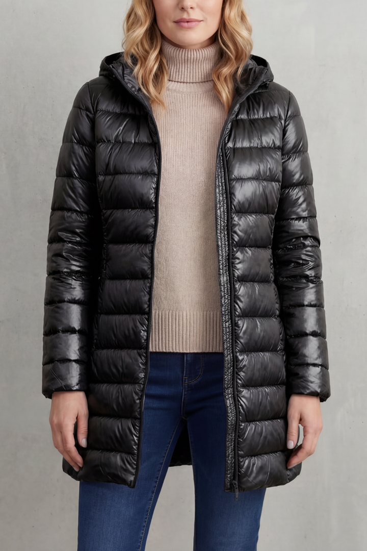 Women's Premium Lightweight Hooded Down Puffer Jacket – Ultra-Warm & Packable