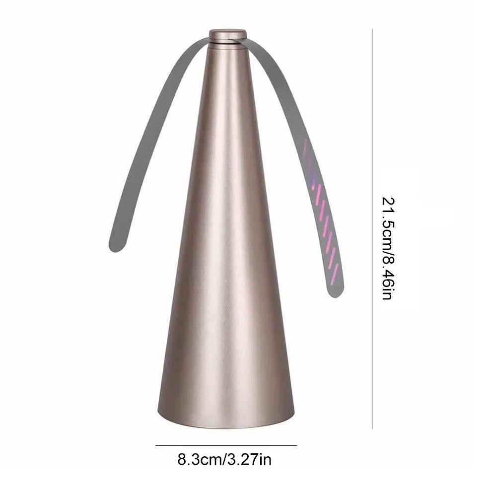 Portable Insect Deterrent Fan with Soft-Touch Blades