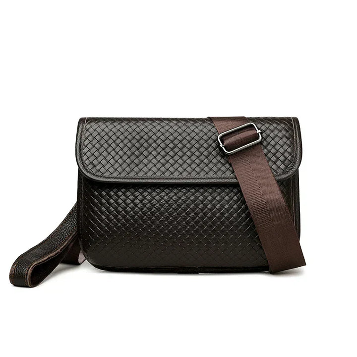 Premium Leather Crossbody Sling Bag for Men – Compact Everyday Shoulder Bag