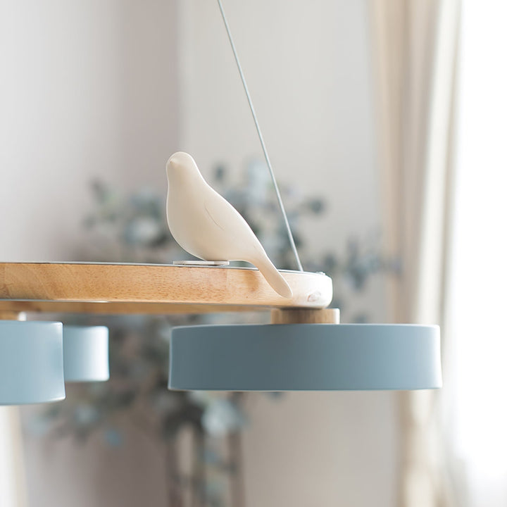 Cliff Chandelier Bird Round