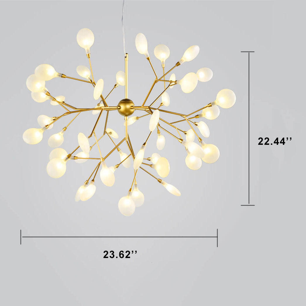 Modern Metal Branches 27/36 Light LED Candelabras