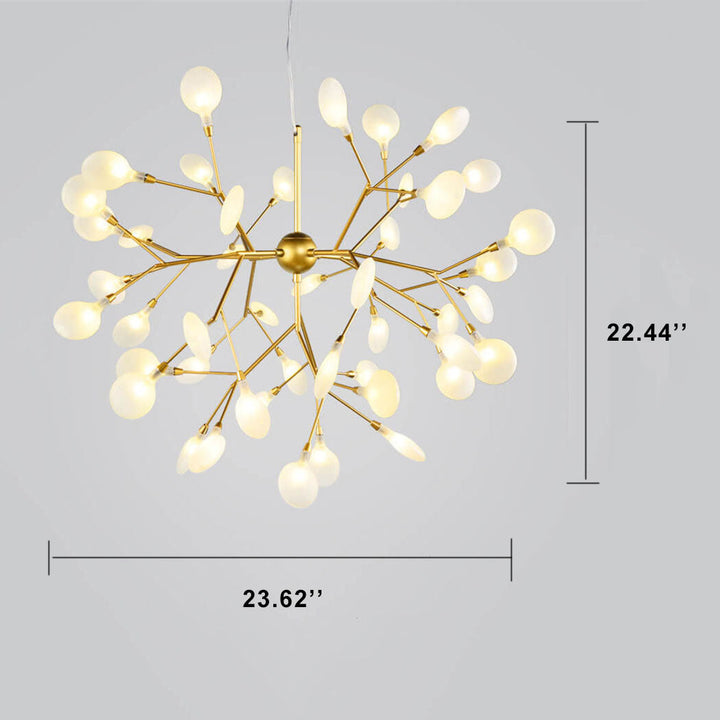 Modern Metal Branches 27/36 Light LED Candelabras