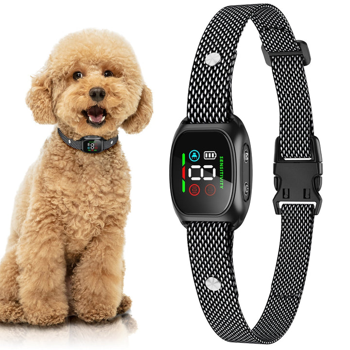 Compact Vibration Training Collar for Small Dogs - Adjustable Sound & Vibration Modes