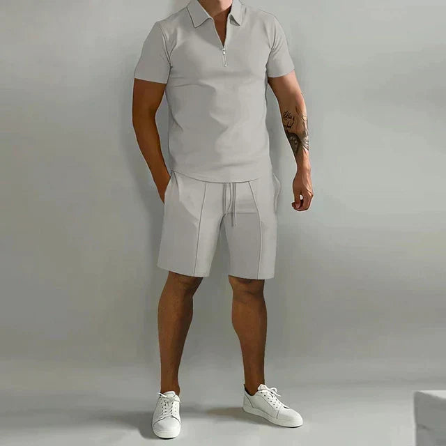 Coordinated Polo and Shorts Summer Set for Men