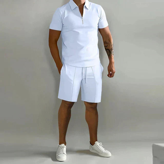 Coordinated Polo and Shorts Summer Set for Men