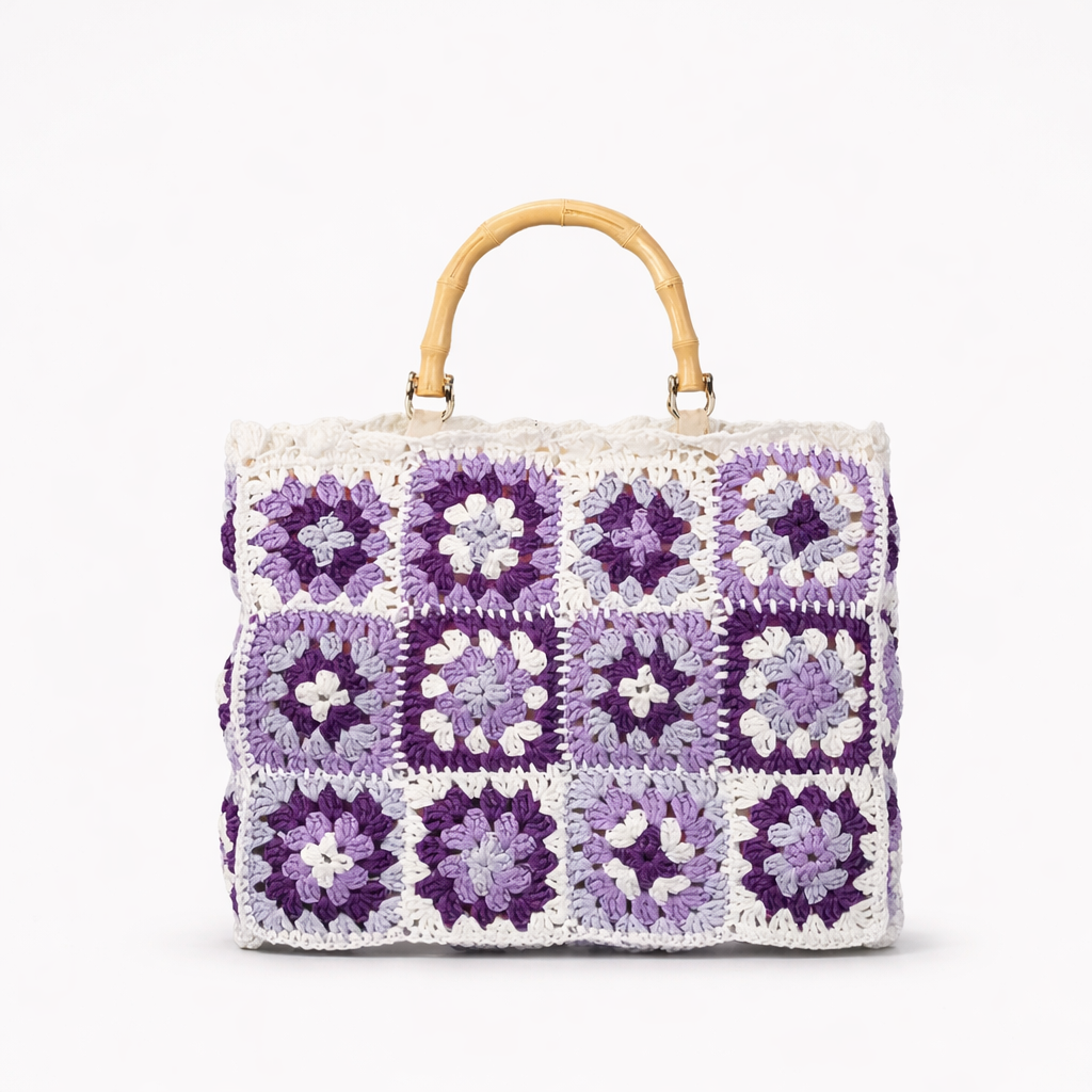 Solana – Crochet Tote Bag, Large Woven Beach Shoulder Bag