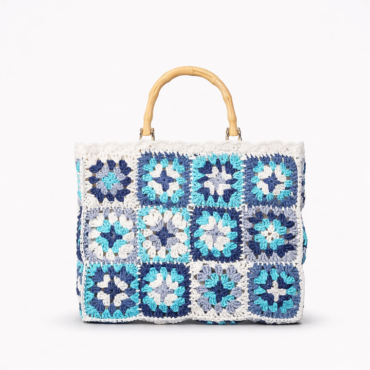 Solana – Crochet Tote Bag, Large Woven Beach Shoulder Bag