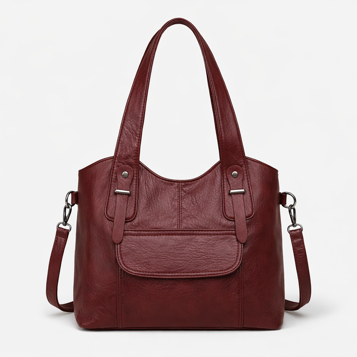 Solene – Large Vegan Cowhide Tote Bag, Shoulder Bag
