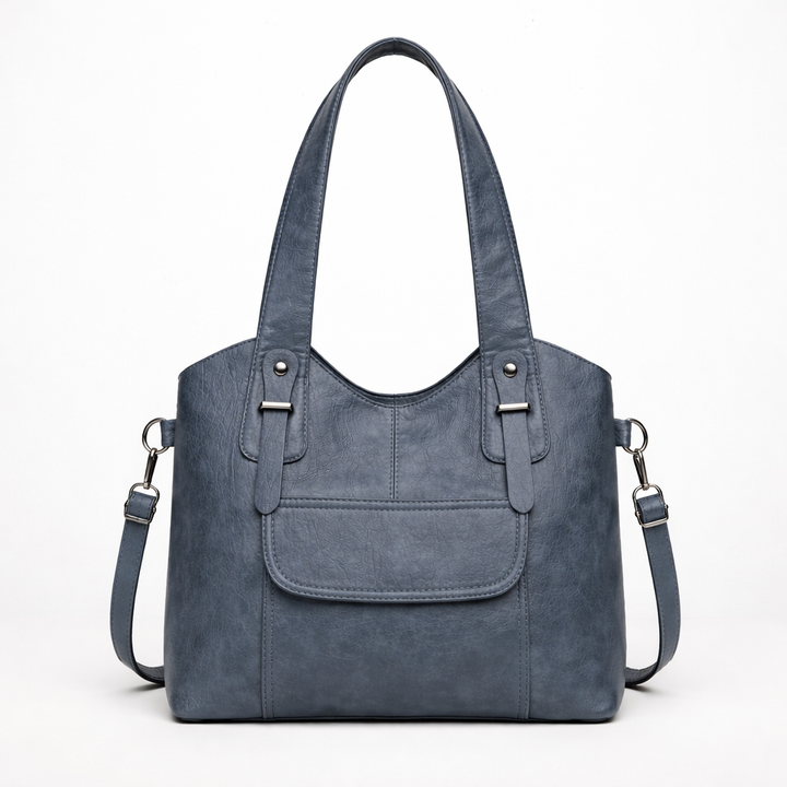 Solene – Large Vegan Cowhide Tote Bag, Shoulder Bag