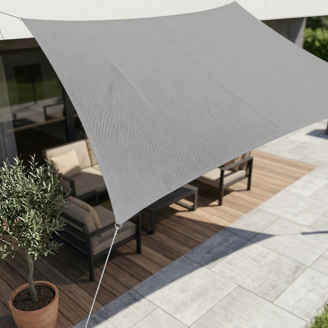 Rectangular Sun Sail Waterproof | Water-Resistant Outdoor Fabric | UV Protection | SkyCover