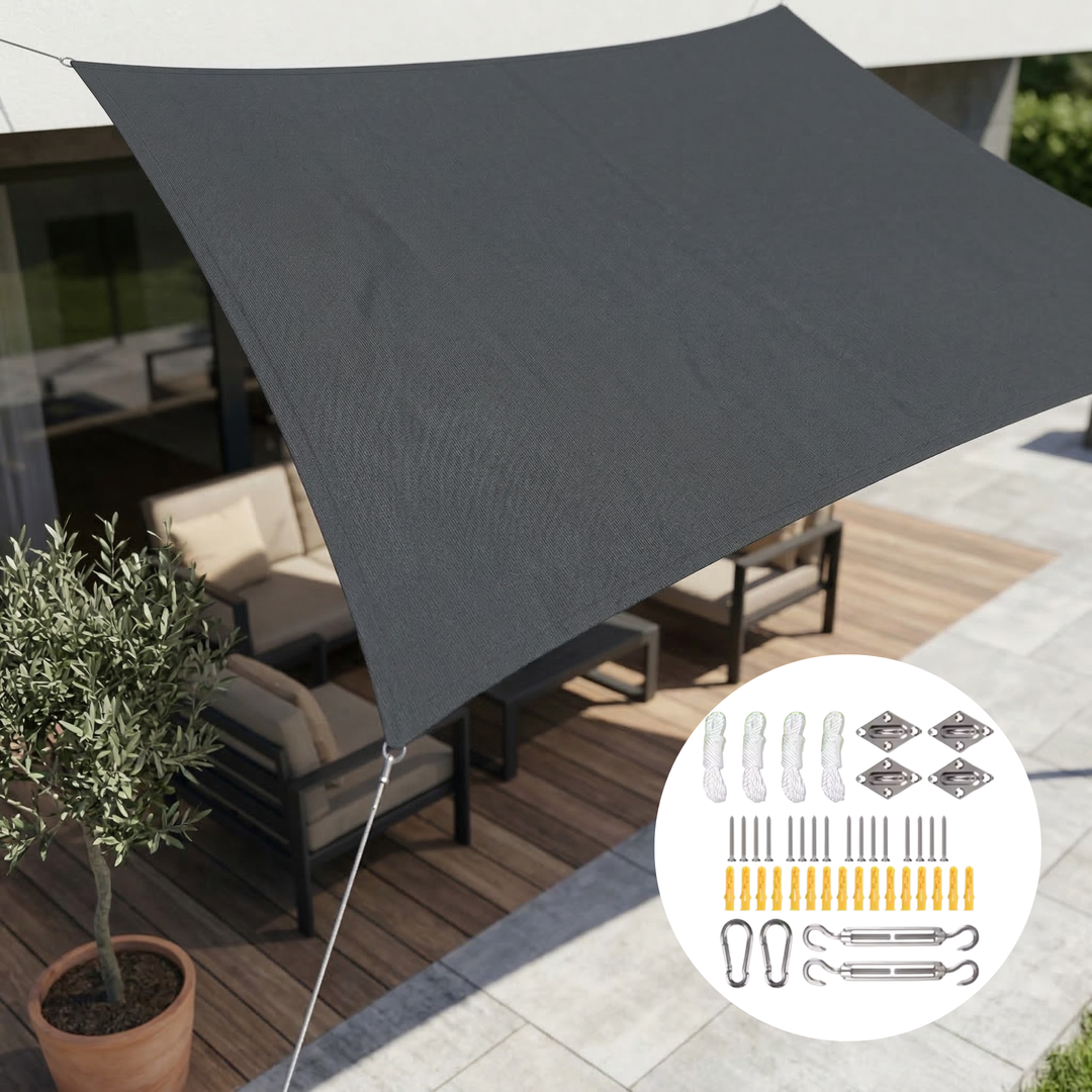 Rectangular Sun Sail Waterproof | Water-Resistant Outdoor Fabric | UV Protection | SkyCover