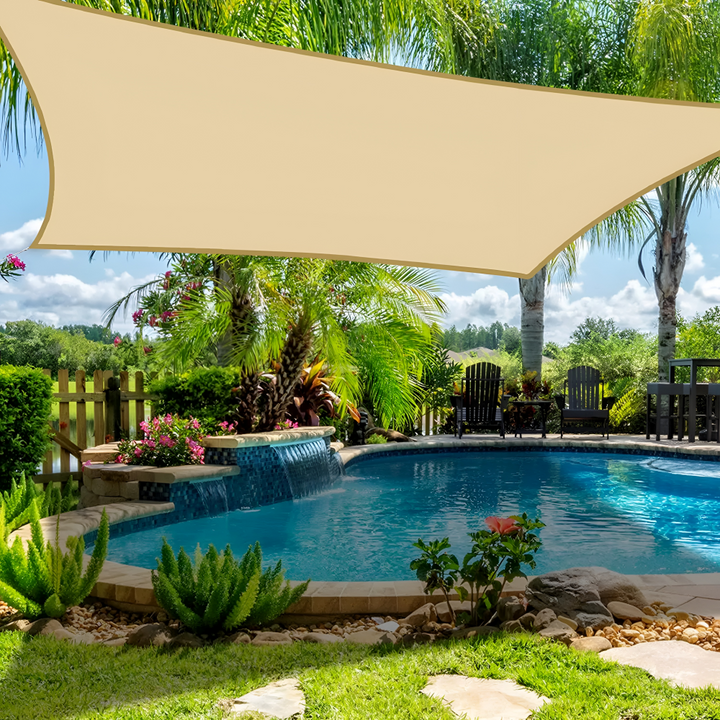 Rectangular Sun Sail Waterproof | Water-Resistant Outdoor Fabric | UV Protection | SkyCover