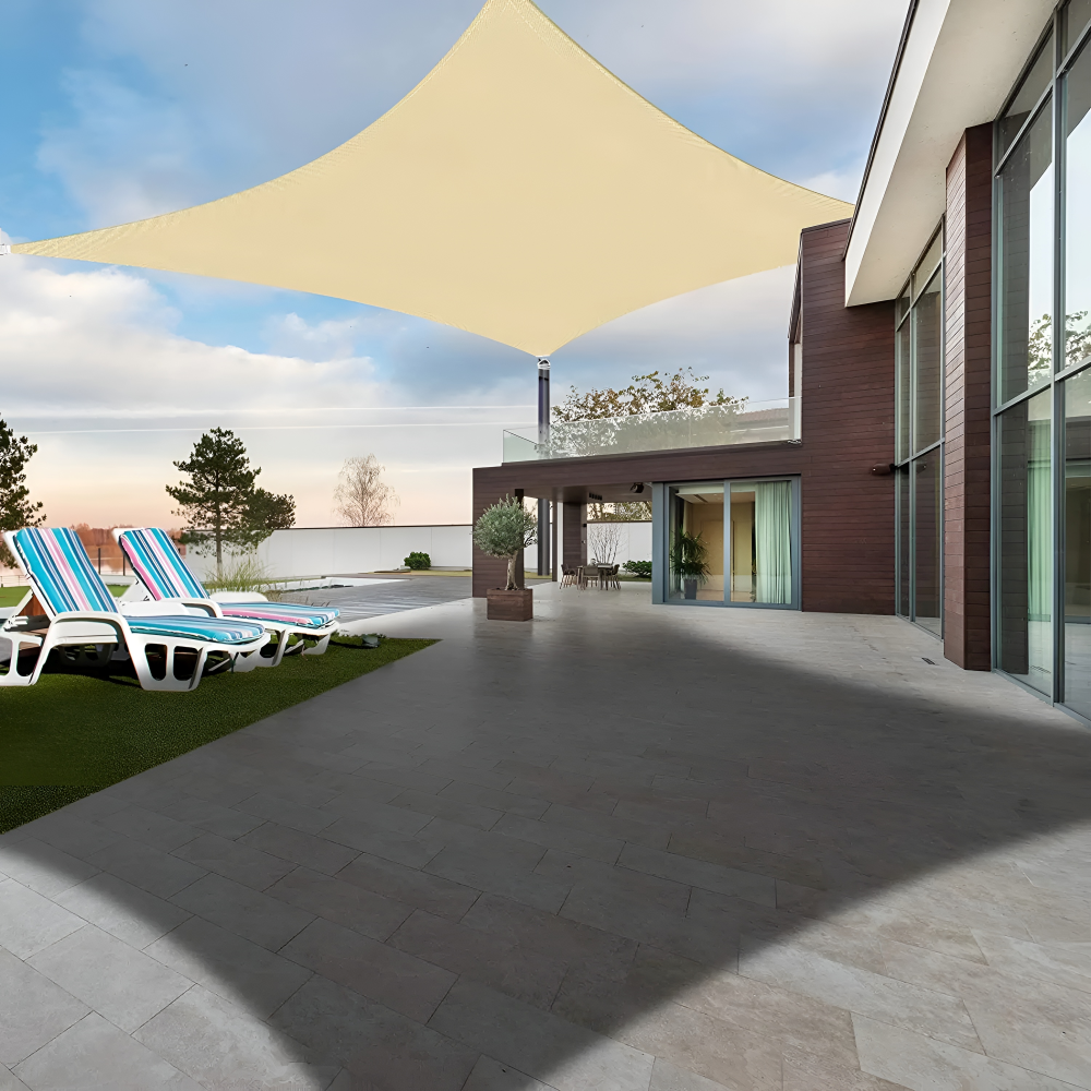Rectangular Sun Sail Waterproof | Water-Resistant Outdoor Fabric | UV Protection | SkyCover