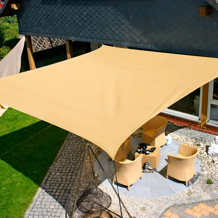 Rectangular Sun Sail Waterproof | Water-Resistant Outdoor Fabric | UV Protection | SkyCover