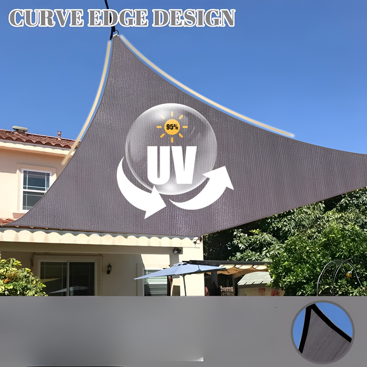 Rectangular Sun Sail Waterproof | Water-Resistant Outdoor Fabric | UV Protection | SkyCover