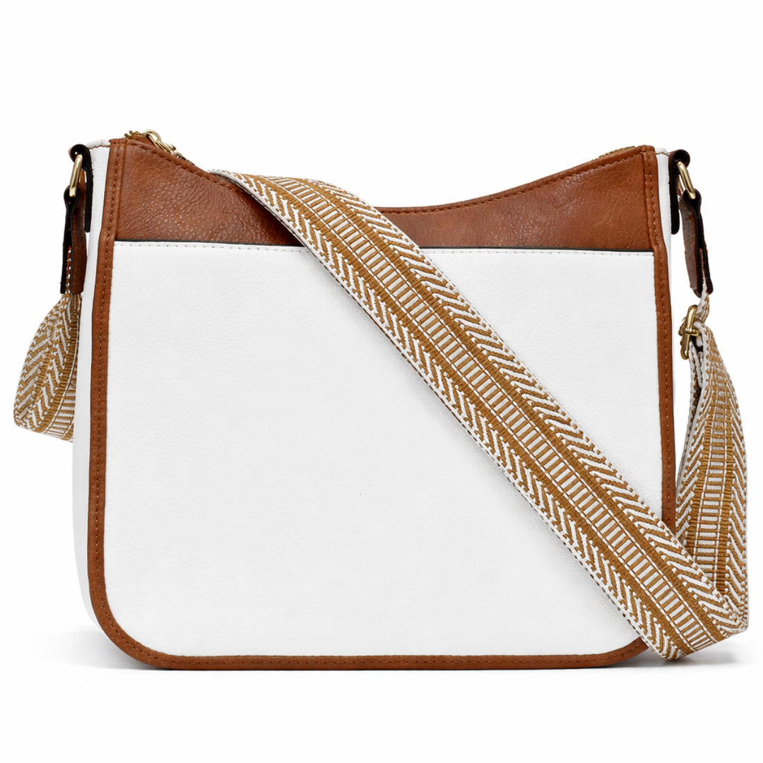 Tana – Vegan Cowhide Crossbody Bag, Boho Guitar Strap