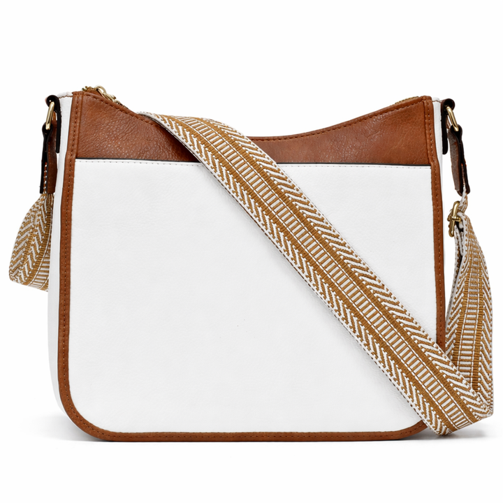 Tana – Vegan Cowhide Crossbody Bag, Boho Guitar Strap