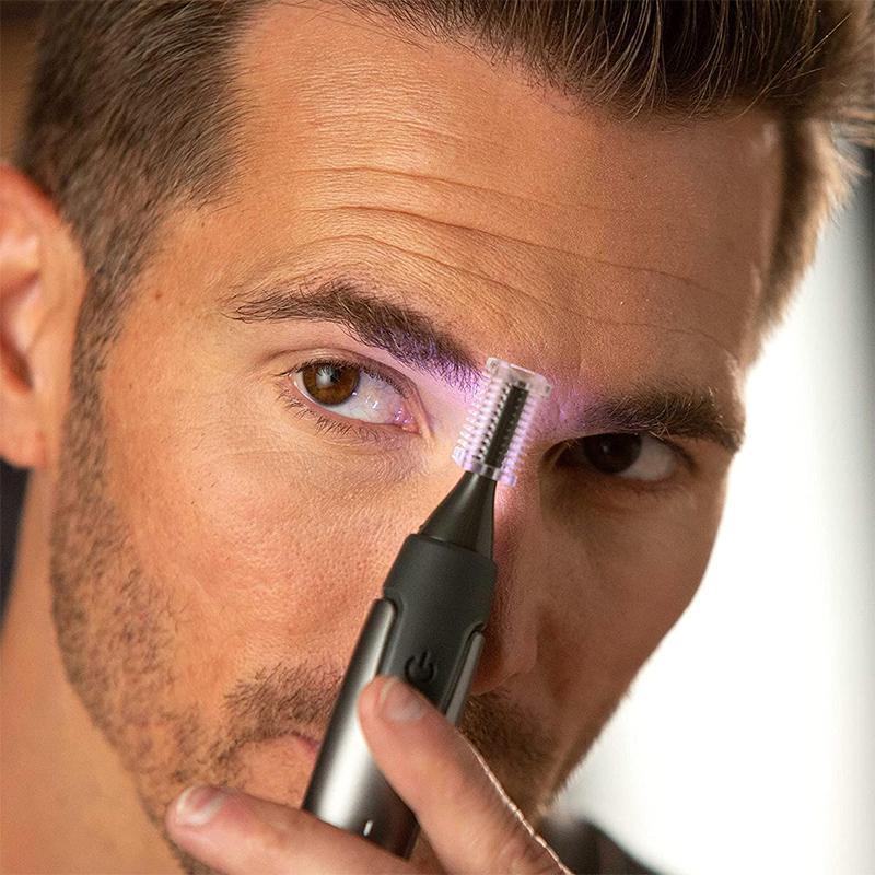 Cordless Detail Grooming Trimmer with Titanium Blades | Precision Tool for Beard, Nose & Eyebrows