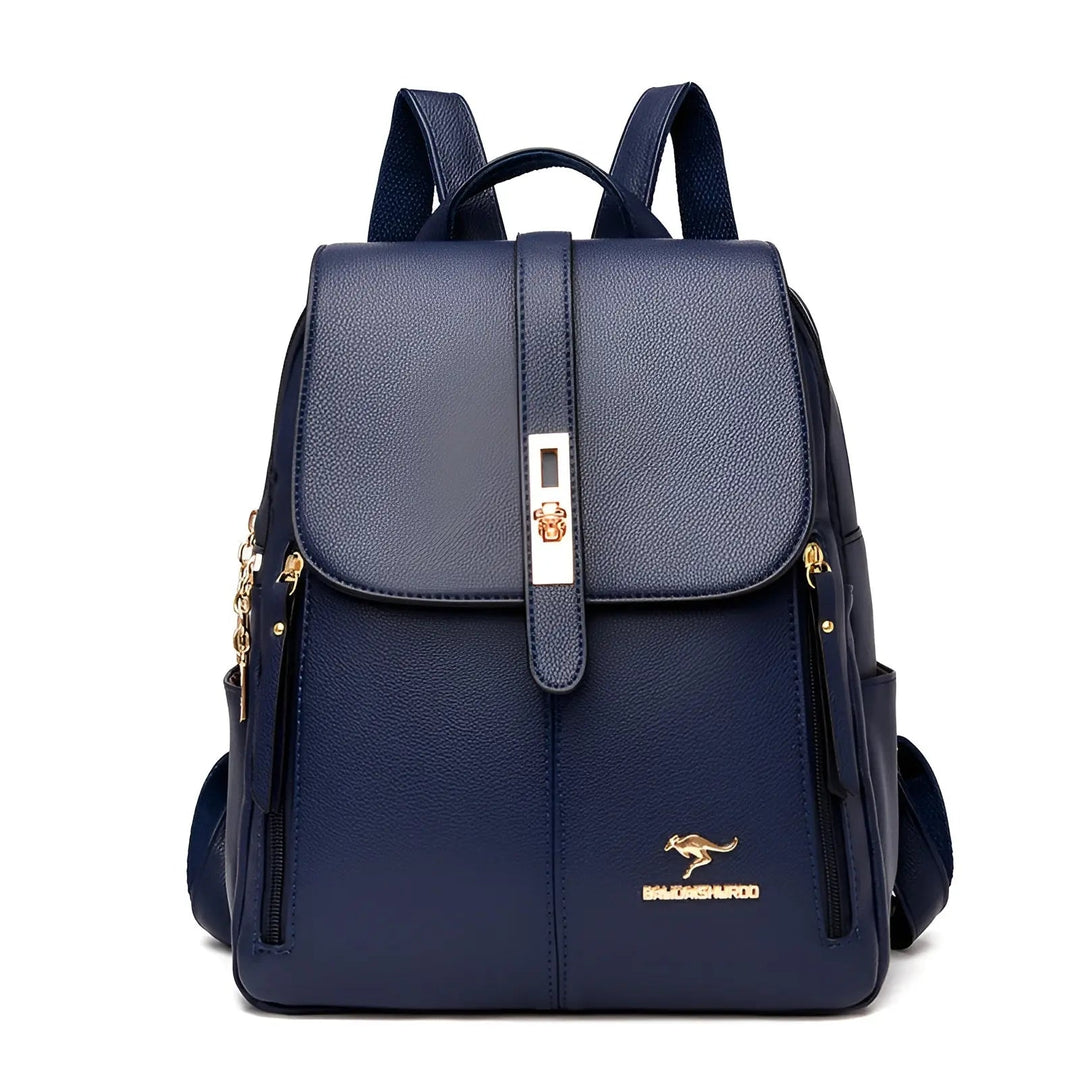 Kova – Leather Backpack for Women, Travel Backpack with Lock Clasp
