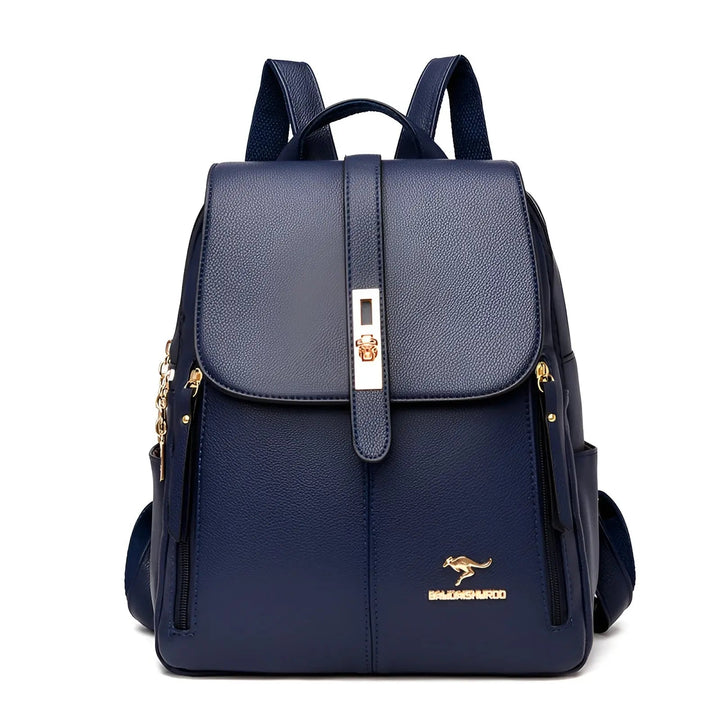Kova – Leather Backpack for Women, Travel Backpack with Lock Clasp