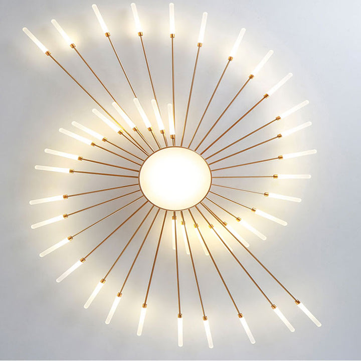 Wesley Modern Home Decoration Firework LED Ceiling Lamp