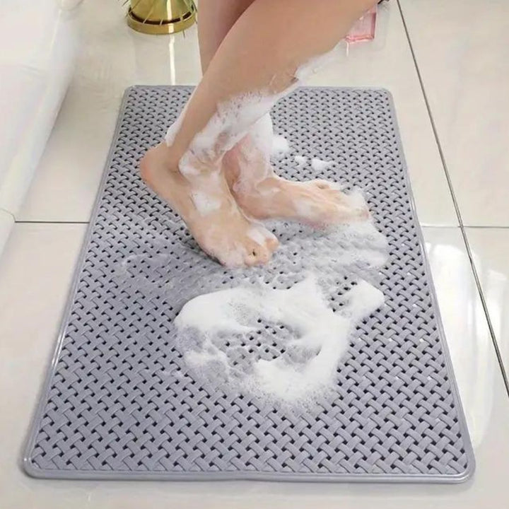 SafeStep Bathroom Floor Mat with Suction Cups – Non-Slip Bath Mat for Safety