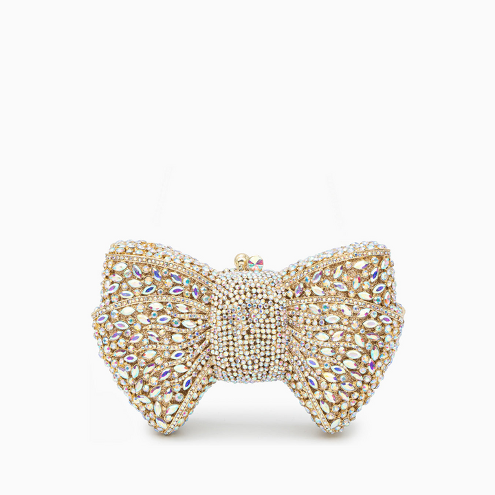 Bowie – Crystal Bow Evening Clutch Bag for Women