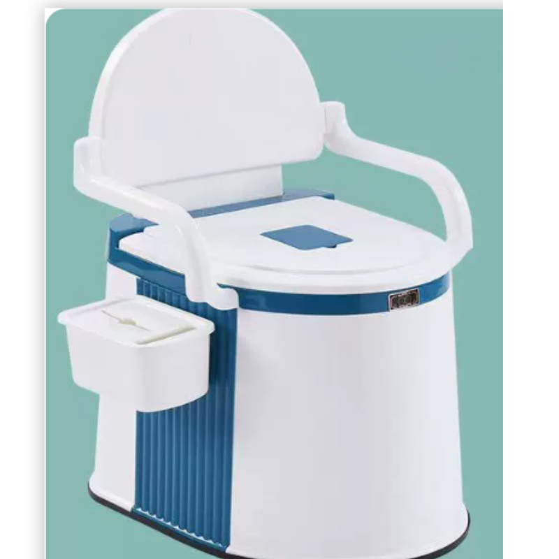 Portable Toilet for Adults and Seniors with Ergonomic Design