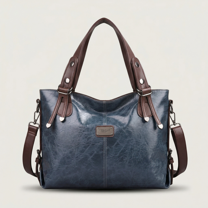 Vera – Large Vegan Leather Shoulder Bag, Work Tote