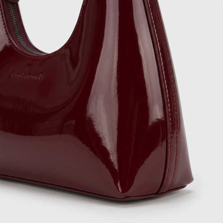 Vera – Women's Patent Vegan Leather Shoulder Bag