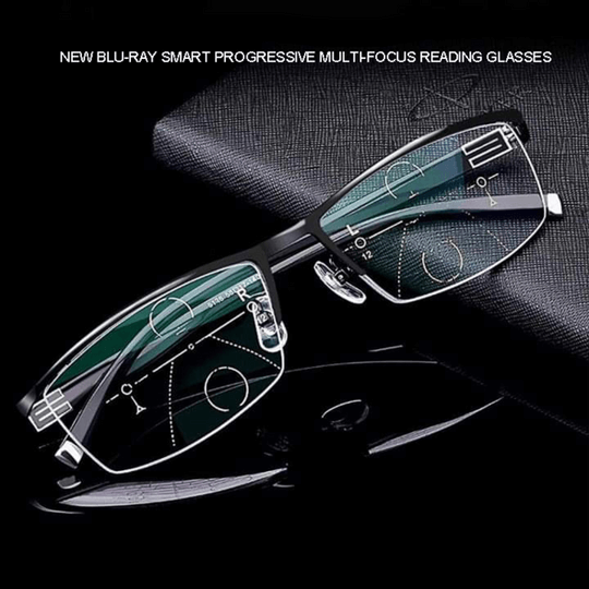 Adaptive Progressive Smart Glasses with Light-Responsive Lenses