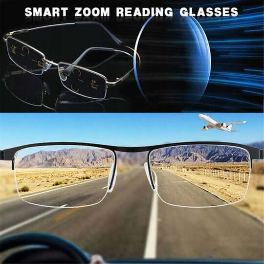 Adaptive Progressive Smart Glasses with Light-Responsive Lenses