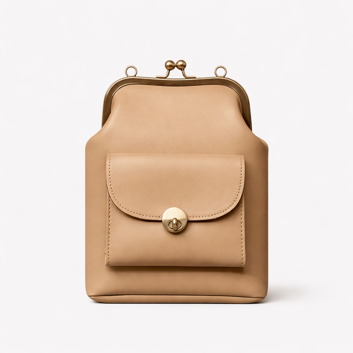Vivette – Vintage Clasp Crossbody Bag, Small Shoulder Bag