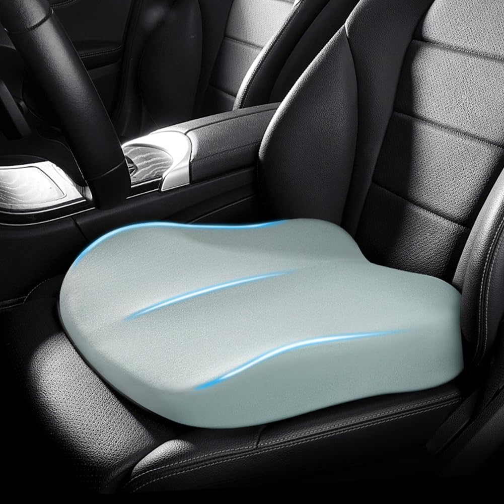 Premium Elevation Seat Cushion – Memory Foam Booster for Cars and Office Chairs