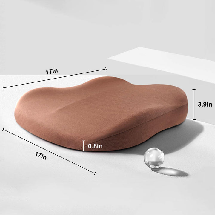 Premium Elevation Seat Cushion – Memory Foam Booster for Cars and Office Chairs