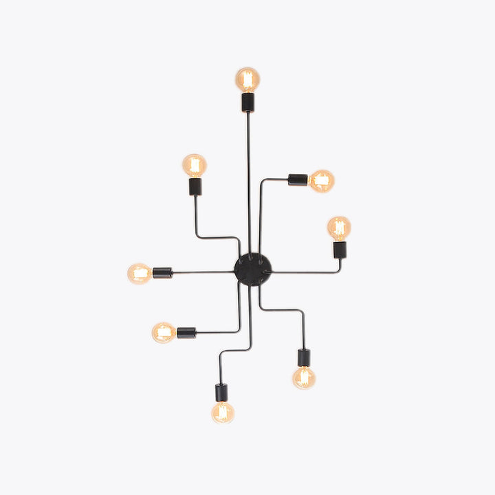 Arisha Vintage Modern Minimalistic Industrial Black Ceiling Lamp