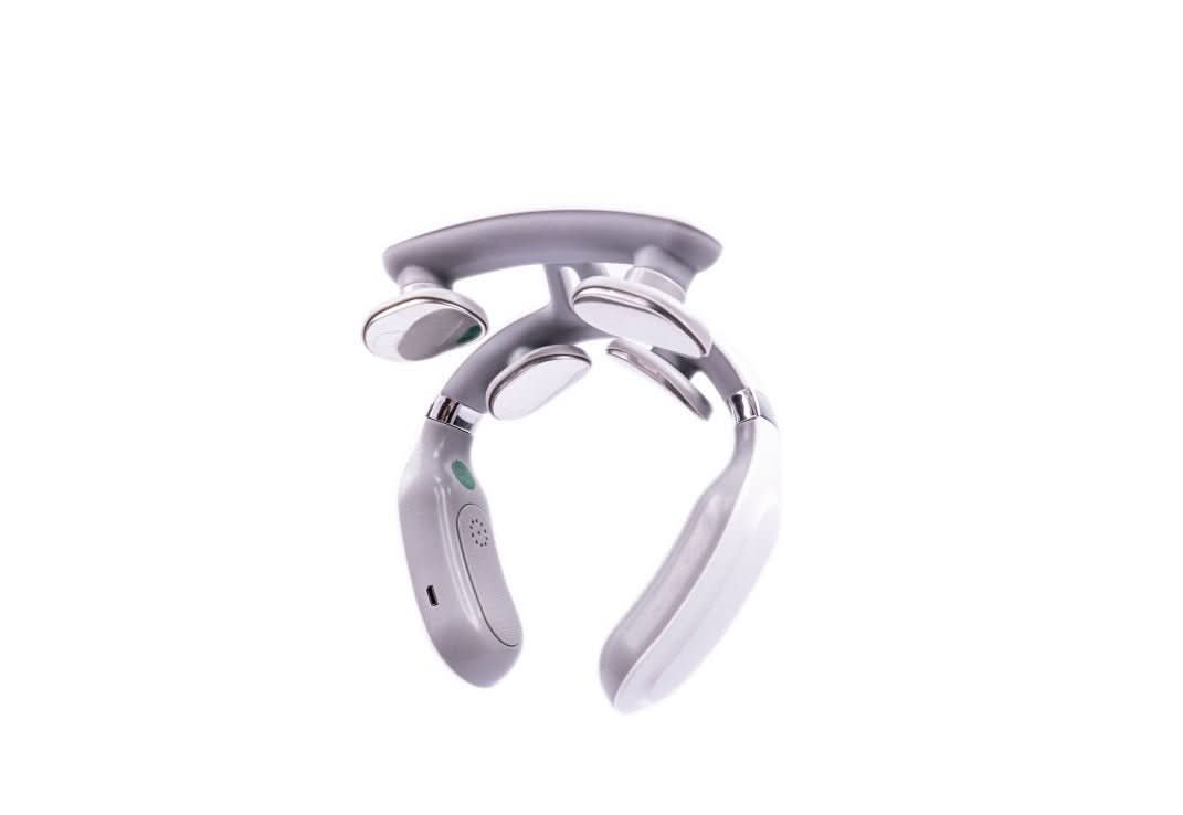 Luxurious Neck Massager – 4-in-1 Neck Massage Device with Heat & Vibration