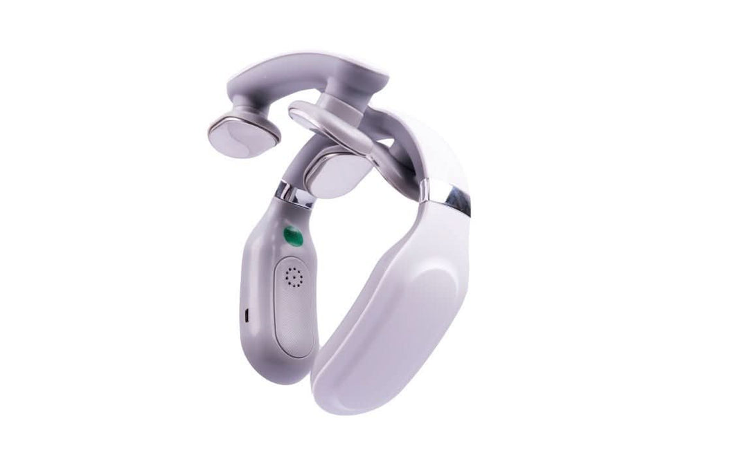 Luxurious Neck Massager – 4-in-1 Neck Massage Device with Heat & Vibration