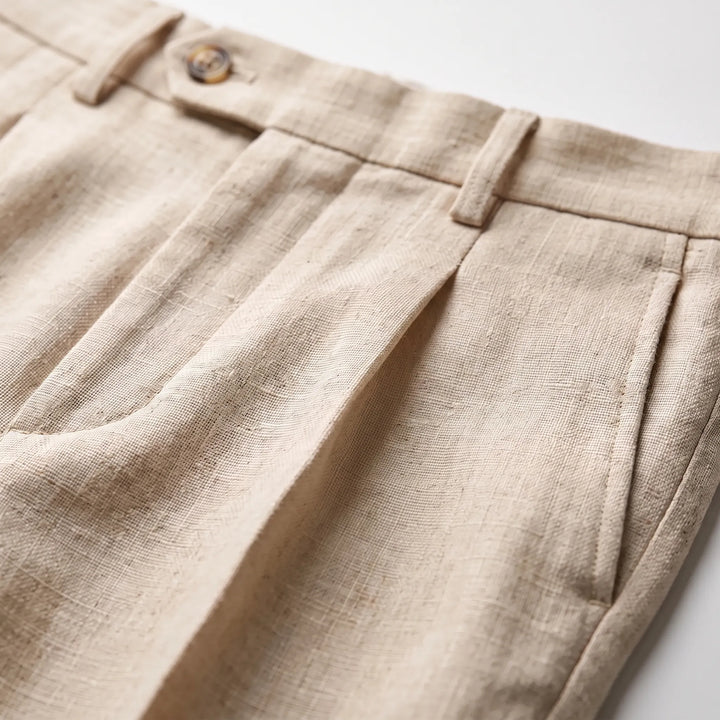 Breathable High-Waist Wide Leg Summer Pants - Lightweight & Comfortable