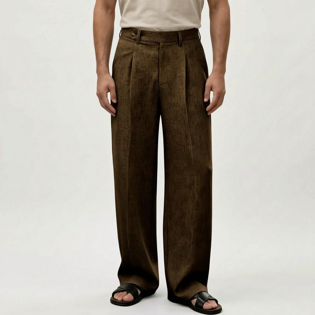 Breathable High-Waist Wide Leg Summer Pants - Lightweight & Comfortable